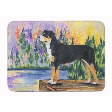 Carolines Treasures Greater Swiss Mountain Dog Machine Washable Memory Foam Mat SS8160RUG